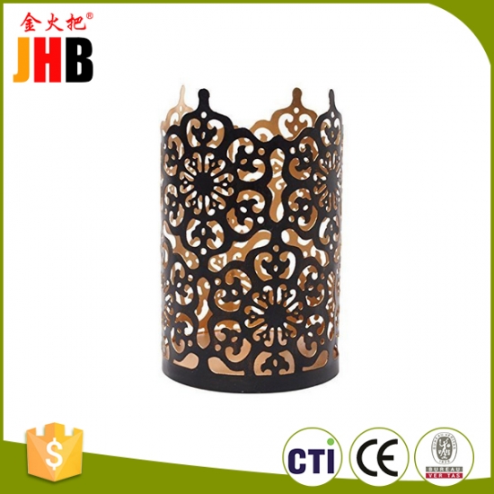 Bronze Metal Candle Holder & Lantern